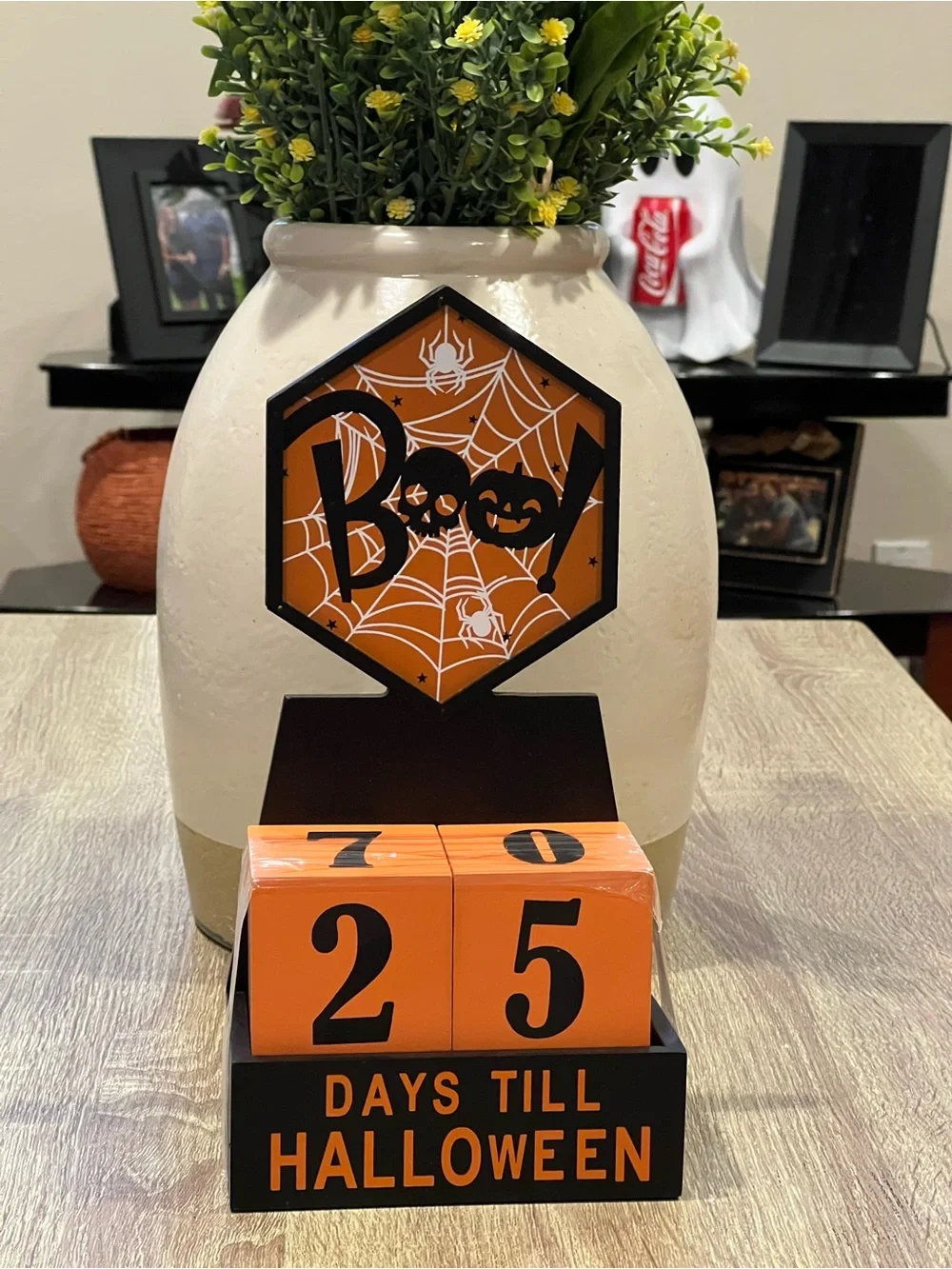 Halloween Countdown Block Set - Orange and Black